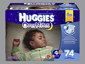 HUGGIES OVERNITES DIAPERS 4