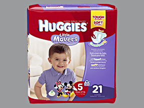 HUGGIES LITTLE MOVERS SIZE 5