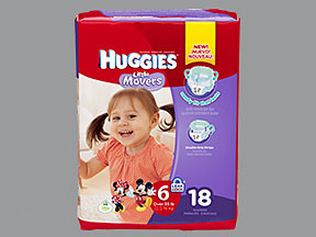 HUGGIES LITTLE MOVERS SIZE 6