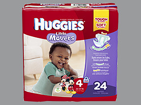 HUGGIES LITTLE MOVERS SIZE 4