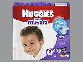 HUGGIES LITTLE MOVERS SIZE 3