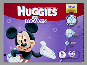 HUGGIES LITTLE MOVERS SIZE 5