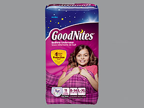 GOODNITES UNDERPANTS L-XL GIRL