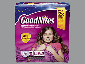 GOODNITES UNDERPANTS L-XL GIRL