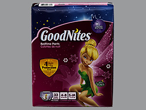 GOODNITES UNDERPANTS S-M GIRL