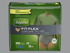 DEPEND FIT-FLEX UNDERWEAR S-M