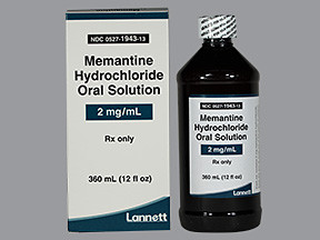 MEMANTINE HCL 2 MG/ML SOLUTION
