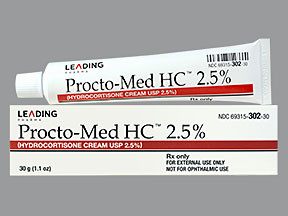 PROCTO-MED HC 2.5% CREAM