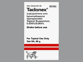 TACLONEX 0.005%-0.064% SUSPENSION