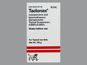 TACLONEX 0.005%-0.064% SUSPENSION