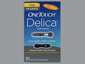 ONETOUCH DELICA 30G LANCETS