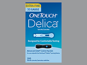 ONETOUCH DELICA 33G LANCETS