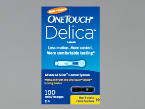 ONETOUCH DELICA 33G LANCETS