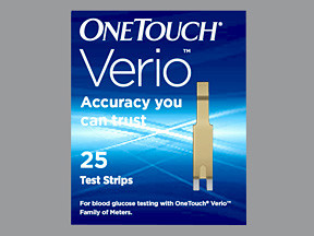 ONETOUCH VERIO TEST STRIP