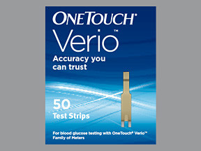 ONETOUCH VERIO TEST STRIP