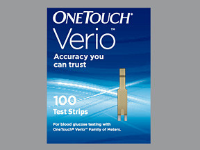 ONETOUCH VERIO TEST STRIP