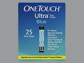 ONETOUCH ULTRA BLUE TEST STRP