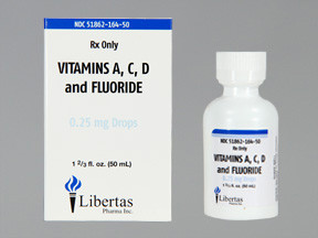 VIT A,C,D-FLUORIDE 0.25 MG/ML