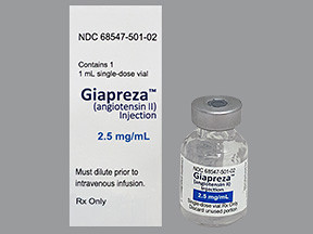 GIAPREZA 2.5 MG/ML VIAL