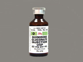 QUINIDINE GLUC 80 MG/ML VIAL