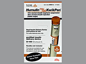 HUMULIN 70/30 KWIKPEN