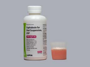 CEPHALEXIN 250 MG/5 ML SUSP