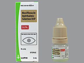 MOXIFLOXACIN 0.5% EYE DROPS