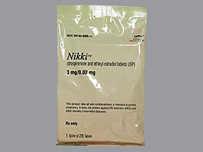 NIKKI 3 MG-0.02 MG TABLET