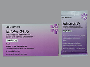 MIBELAS 24 FE CHEWABLE TABLET