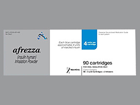 AFREZZA 4 UNIT CARTRIDGE