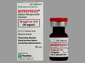 NITROPRESS 50 MG/2 ML VIAL