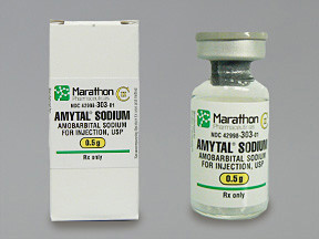 AMYTAL SODIUM 0.5 GRAM VIAL