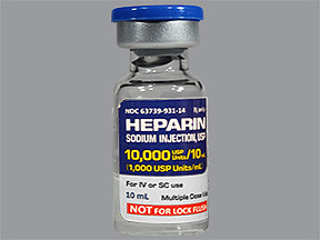 HEPARIN SODIUM 10,000 UNIT/10 ML (1,000 UNIT/ML) VIAL