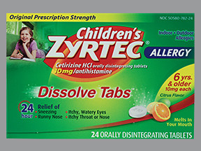 CHILDREN'S ZYRTEC 10 MG ODT