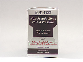 SINUS PAIN & PRESSURE TABLET