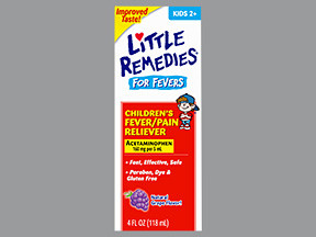 LITTLE REMEDIES FEVER 160 MG/5
