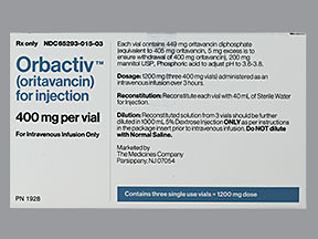 ORBACTIV 400 MG VIAL