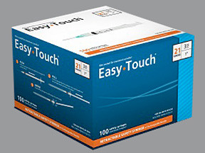 EASY TOUCH SYRINGE 3 ML 21GX1"