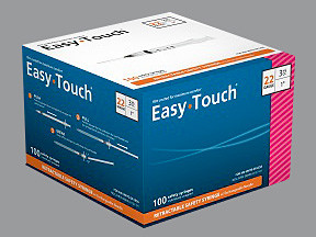 EASY TOUCH SYRINGE 3 ML 22GX1"