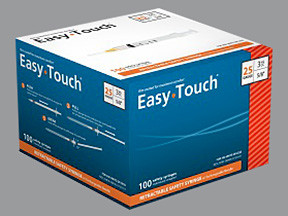 EASY TOUCH SYR 3 ML 25GX5/8"