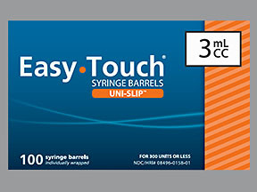 EASY TOUCH UNI-SLIP 3 ML SYR