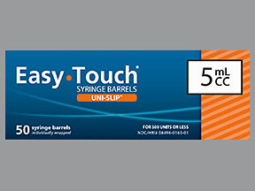 EASY TOUCH UNI-SLIP 5 ML SYR