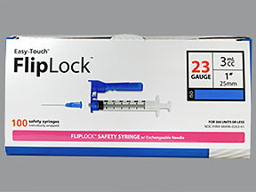 EASY TOUCH FLIPLOCK 3 ML 23GX1