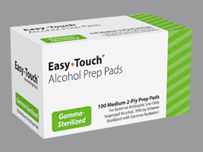 EASY TOUCH ALCOHOL 70% PADS