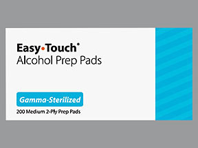 EASY TOUCH ALCOHOL 70% PADS