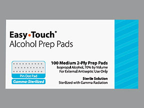 EASY TOUCH ALCOHOL 70% PADS