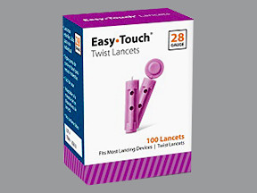 EASY TOUCH TWIST 28G LANCETS