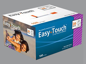 EASY TOUCH INSULIN SYR 0.5 ML