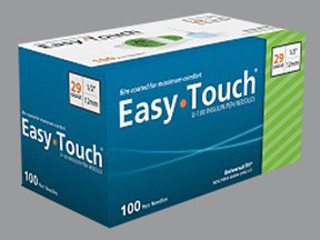 EASY TOUCH PEN NEEDLE 29GX1/2"