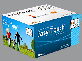 EASY TOUCH INSULIN SYR 1 ML